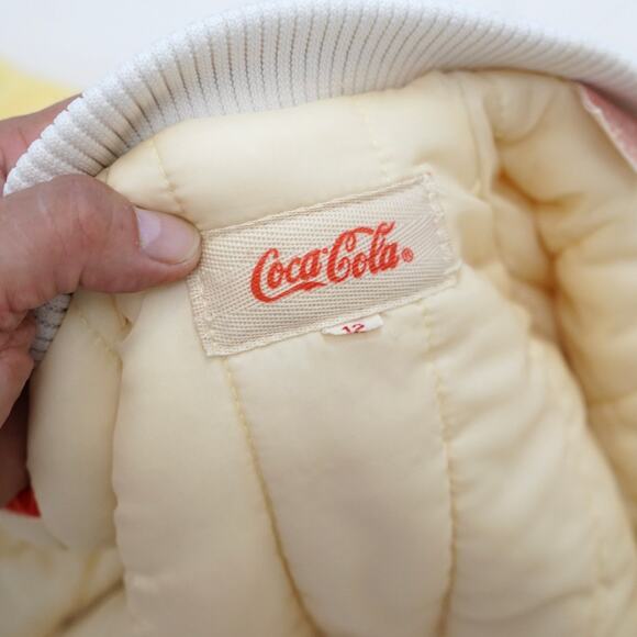 Vintage 80s Coca Cola Bomber Jacket Youth12 - Picture 7 of 8